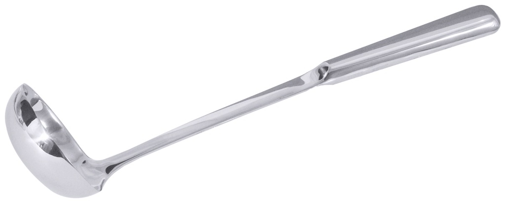 Schöpfkellen mit ergonomischem Griff aus Edelstahl