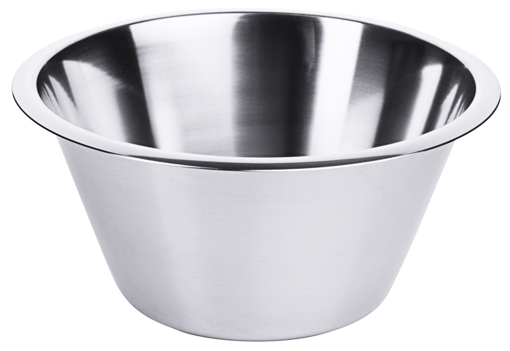 Schüssel tiefe konische Form aus Edelstahl 18/10