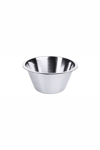 [CTO-507/180] Schüssel Contactotiefe konische Form aus Edelstahl seidenmatt poliert (18cm, 1.5, 95mm)