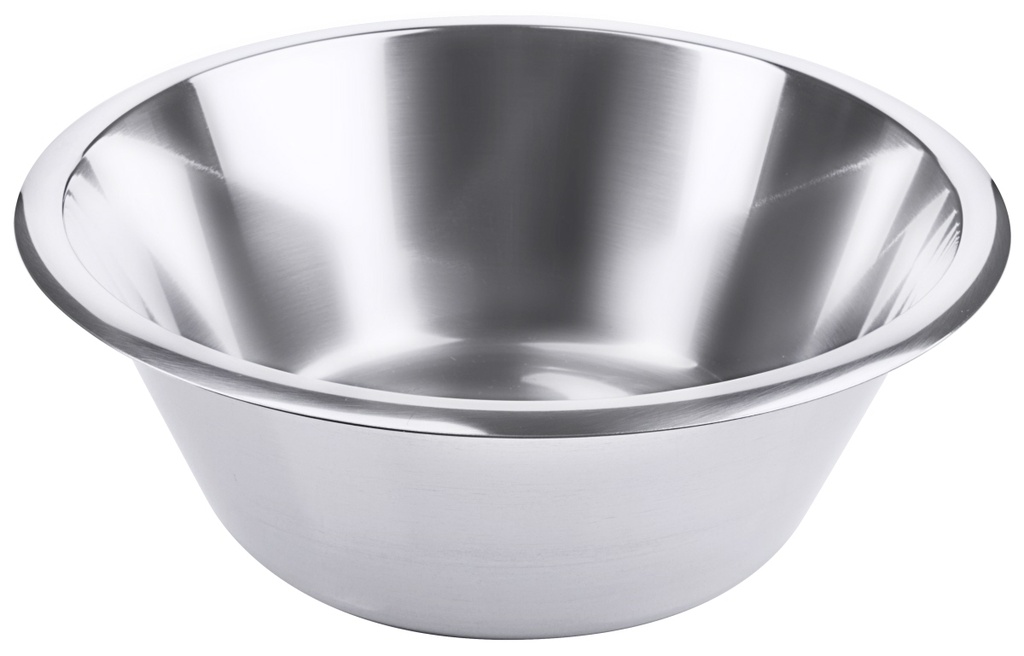 Küchenschüsseln flache konische Form aus Edelstahl 18/10