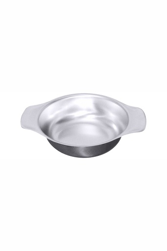 [CTO-6188/160] Beilagenschale Contacto mit Lappengriffen aus Edelstahl (16cm, 55mm, 0.75)