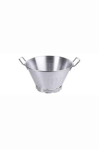 [CTO-1110/360] Seiher Contacto mit Bodenring aus Edelstahl (36cm, 210mm, 12.0)