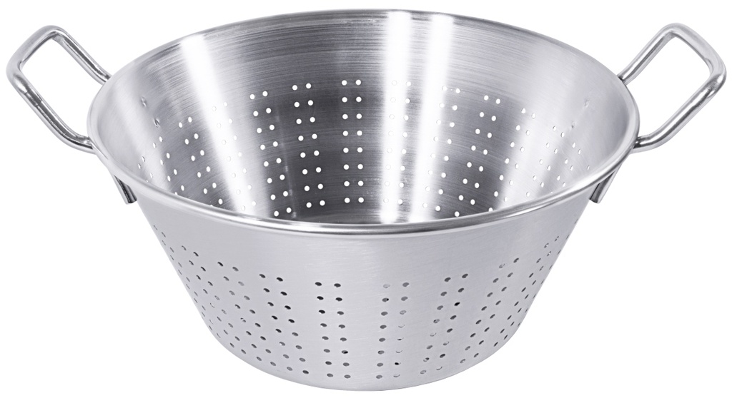 Durchschlag/Seiher mit Füßchen aus Edelstahl 18/10