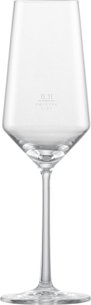 Sektgläser PURE mit Füllstrich 0,1l mit Moussierpunkt Zwiesel Glas