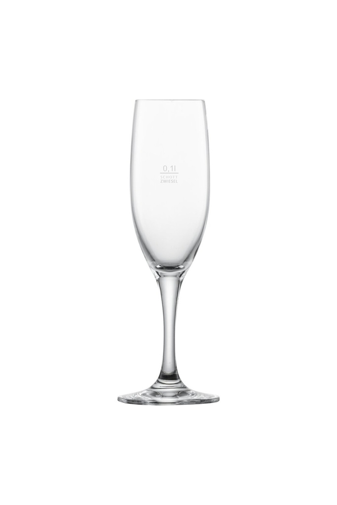 Sektglas MONDIAL mit Füllstrich 0,1l mit Moussierpunkt Zwiesel Glas