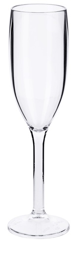 [CTO-5342/150] Sektflöte Contacto 0,15 Liter aus dickem klaren SAN