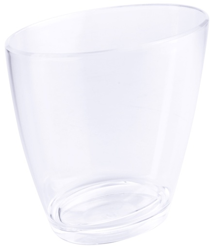 [CTO-6767/220] Sektkühler Contacto oval aus klarem Acryl (220mm, 160mm, 235mm)