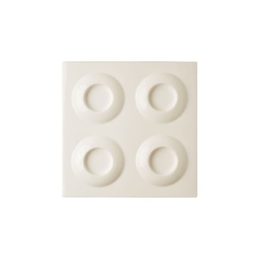 [RAK-SPSP4I] Servierplatte ALLSPICE Curry, quadratisch RAK Porzellan