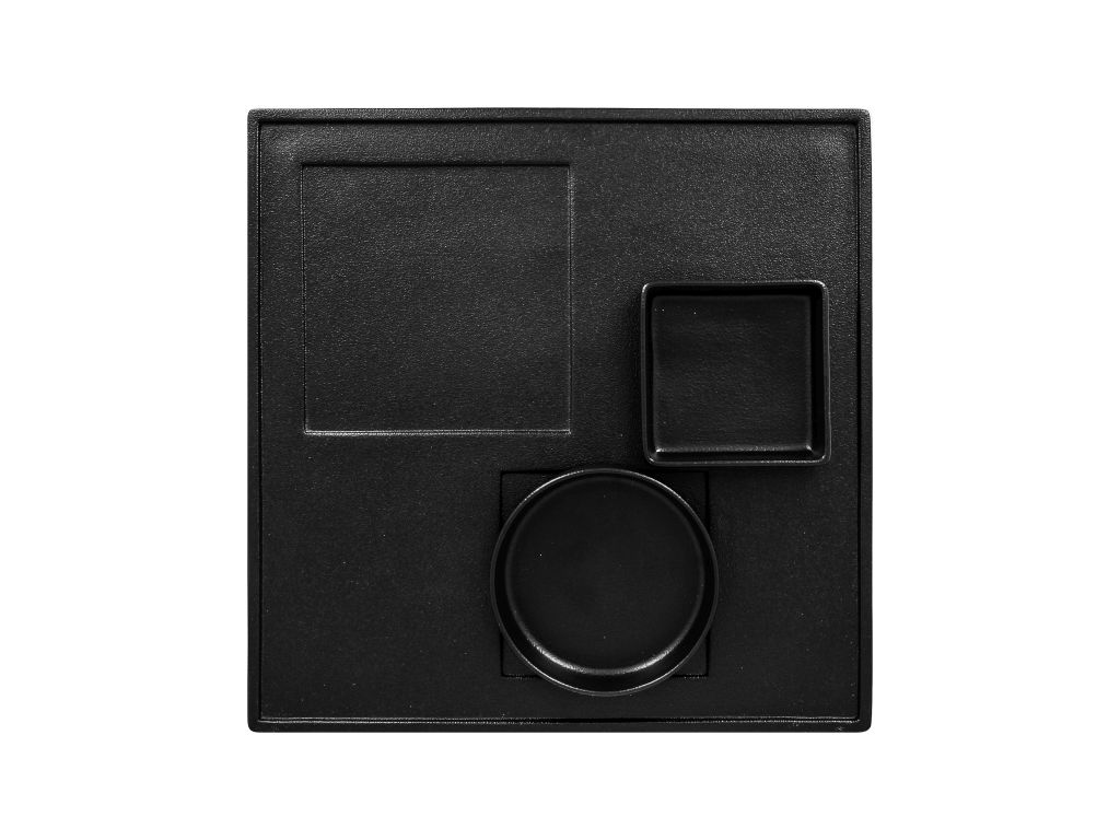 Servierplatte 30 x 30cm SENSATION Unami, rechteckig RAK Porzellan