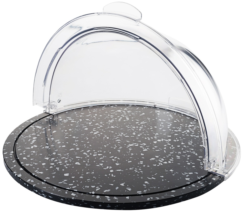 Servierplatte mit Käsehaube rund ø 40cm