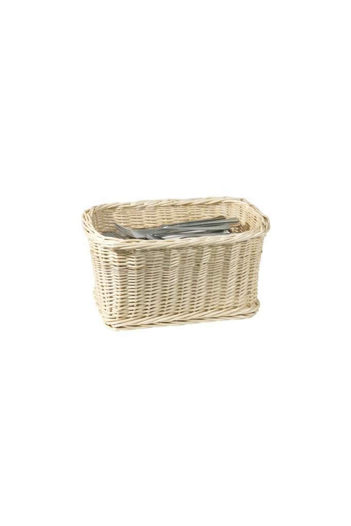 Besteckkorb Contacto tief aus Vollweide 25 x 15cm