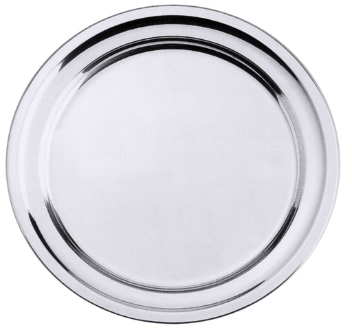 [CTO-4/200] Servierplatte Contacto rund ∅ 21cm aus Edelstahl
