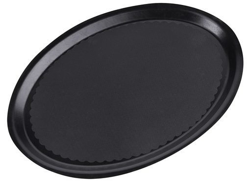 [CTO-5351/901] Serviertablett Contacto oval 29x 21cm  (schwarz)