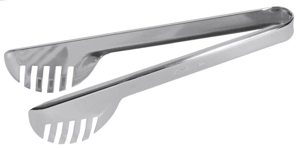 Servierzange 24cm, geschlitzt/geschlossen