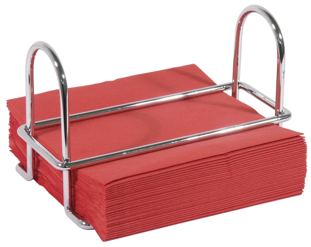Serviettenhalter 20x 11,5cm aus verchromten Stahldraht