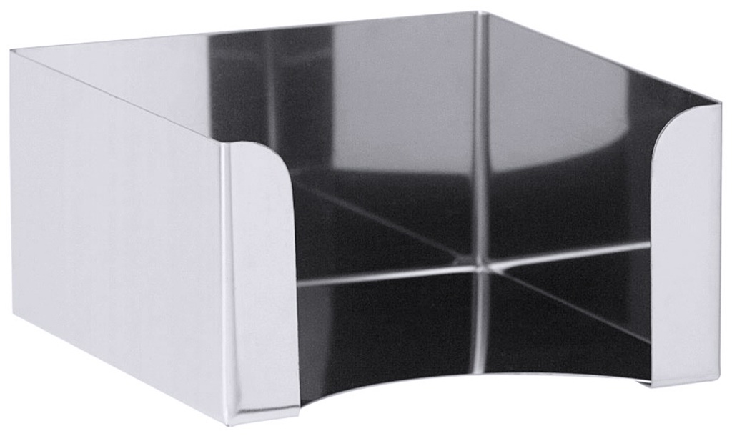 Serviettenhalter aus Edelstahl mit Gummifüßchen