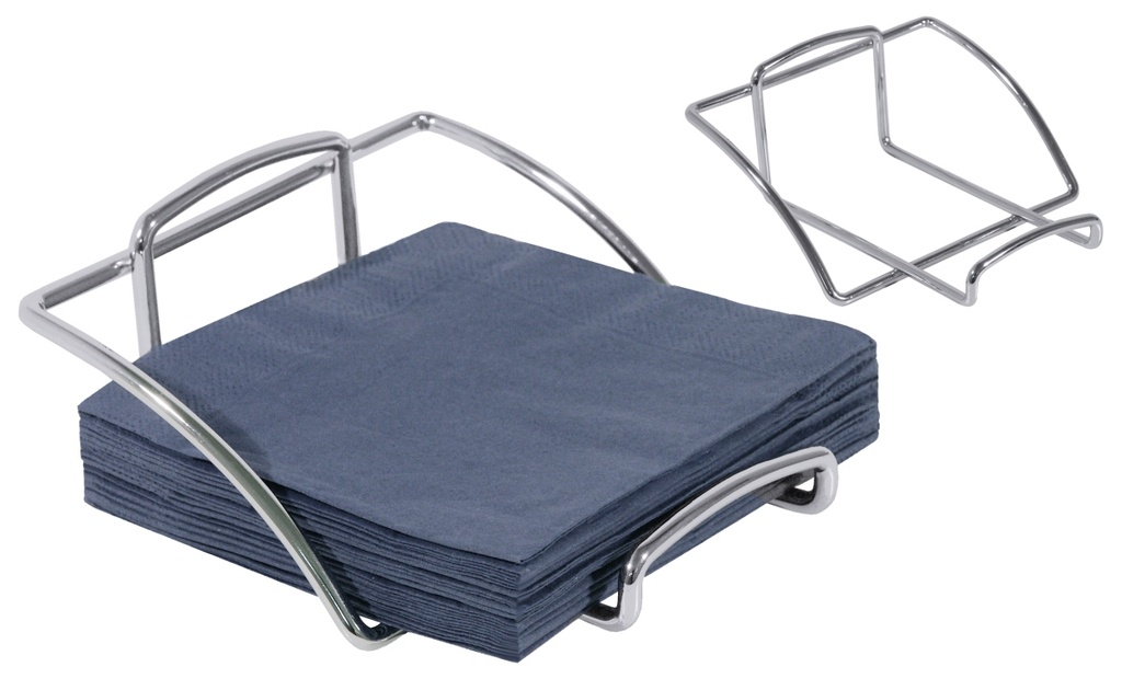 Cocktail-Serviettenhalter aus 5mm starkem verchromten Stahldraht