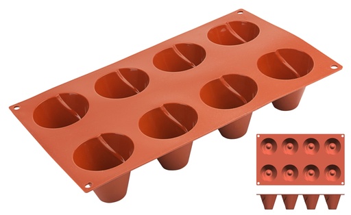 [CTO-6651/055] Backmatten Contacto KEGEL aus Silikon (8, 5.5cm, 50mm)