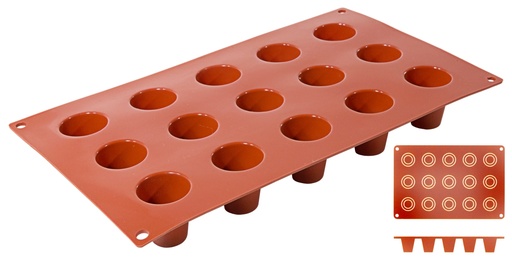 [CTO-6633/315] Backmatten Contacto DARIOL aus Silikon (3.5cm, 38mm, 15)