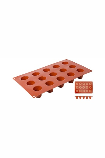 [CTO-6633/315] Backmatten Contacto DARIOL aus Silikon (3.5cm, 38mm, 15)