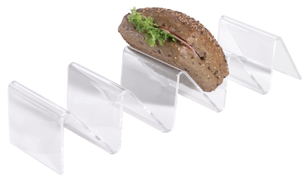 Snackablage (Snackwelle) aus Acryl zum Ablegen von Brötchen etc.