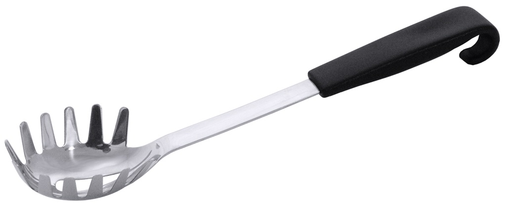 Spaghettiheber BUFFET NOIR 32cm aus Edelstahl