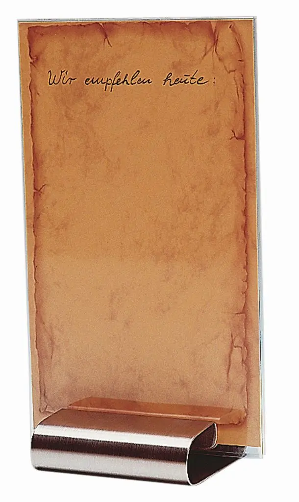 Speisekartenhalter 8 x 8cm