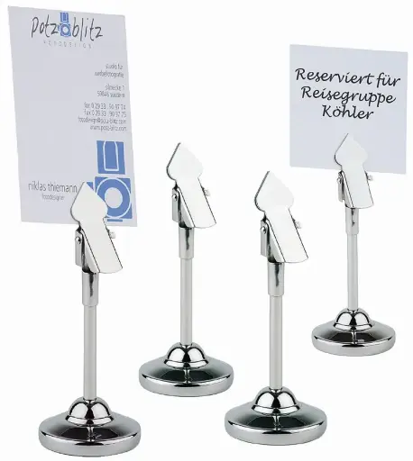 [APS-70] Tischkartenhalter APS (4er-Set) 4 x 4cm