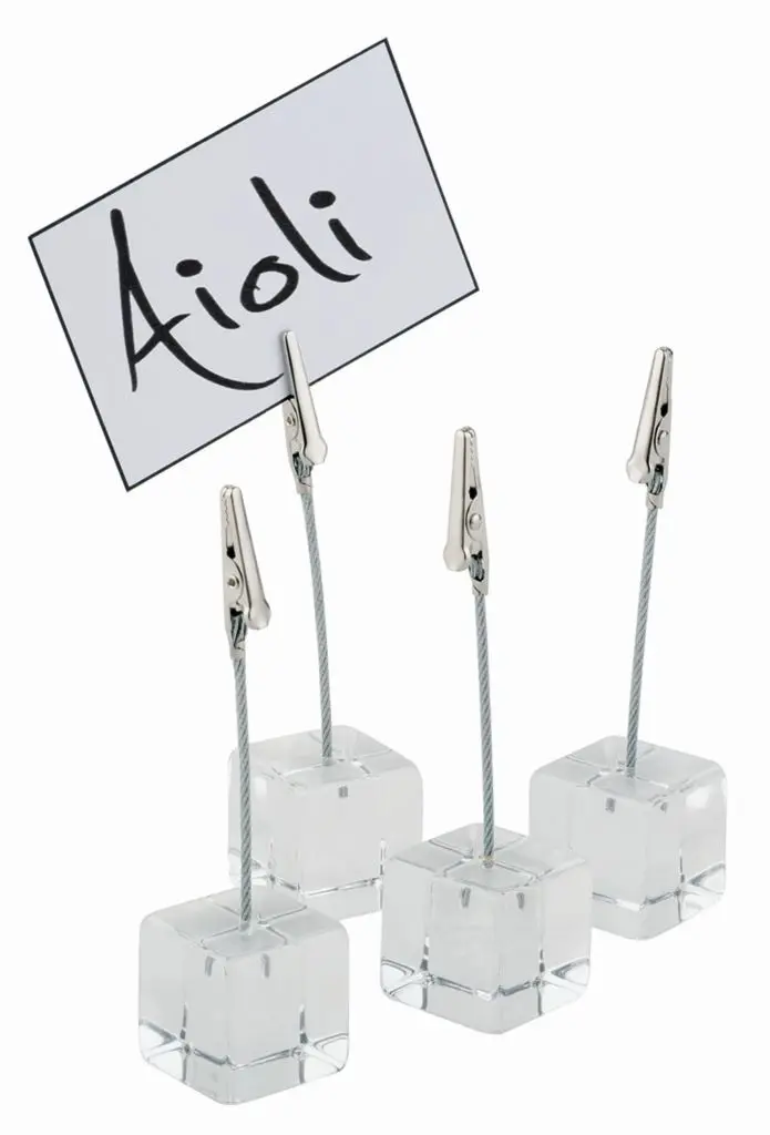 Kartenhalter APS (4er-Set) 3 x 3cm