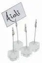 Kartenhalter APS (4er-Set) 3 x 3cm