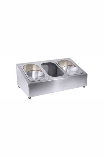 [CTO-7003/003] Besteckkasten Contacto für Einsätze 7002/ aus Edelstahl (3, 555mm)