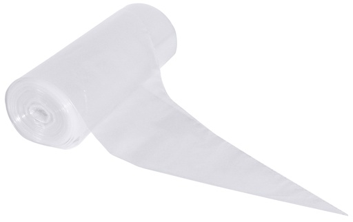 [CTO-1704/550] Einweg Spritzbeutel Contacto aus transparentem Polyethylen, Rolle mit 100 Beuteln