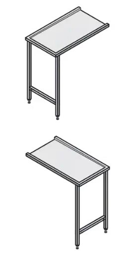 [ECO-01-512508-001] Standard-Tisch Ecomax (700mm)