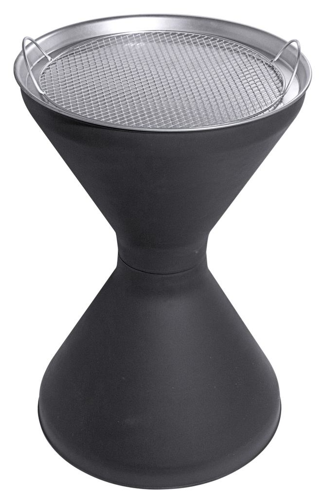 Standaschenbecher Korpus: aus schwarzem Polypropylen Höhe: 60cm