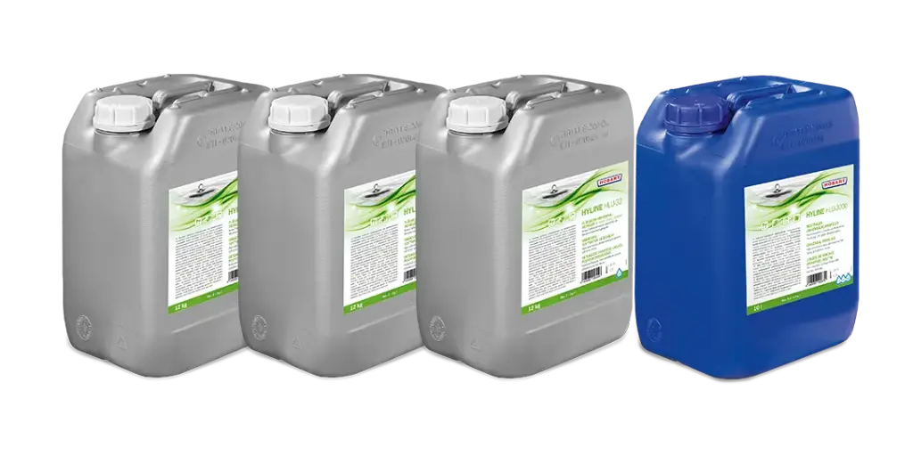 Starter-Paket HLSU-1, 3x12kg Reiniger/1x10L Klarspüler für Geschirr und Universalspülmaschinen Ecomax