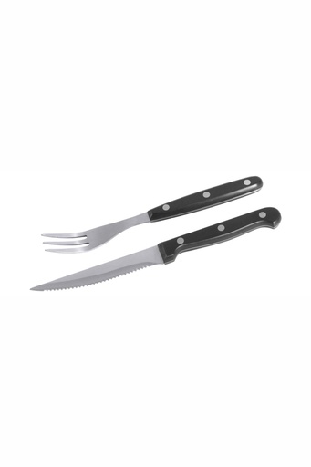[CTO-3333/012] Steakbesteck Set Contacto 12-tlg. mit je 6 Messern und 6 Gabeln