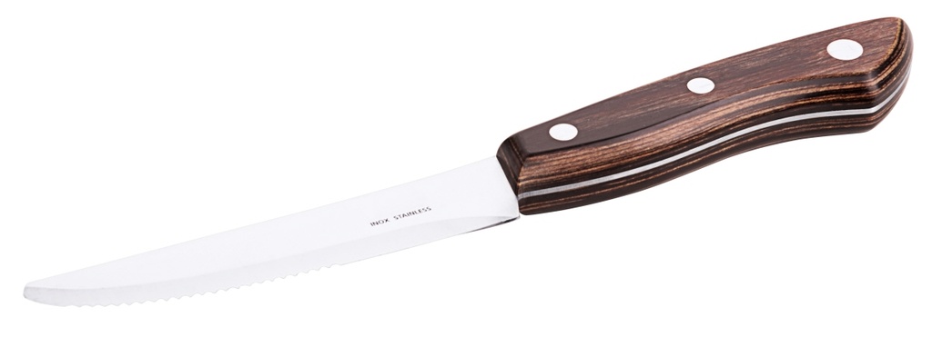 Steakmesser 24,5cm Messer mit gezahnter Klinge