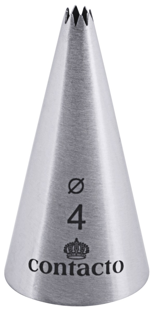 Sterntüllen 8-zackig aus Edelstahl fugenlos