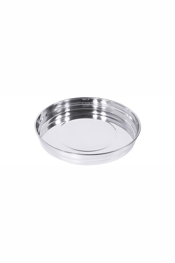 [CTO-1255/360] Bierglasträger Contacto rund mit Stapelschulter aus Edelstahl (36cm, 55mm)