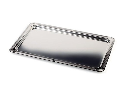 [APS-11000] Edelstahl APS - Tabletts GN 'Profi Line' mit Dekor Rand (1/1, 325mm, 530mm)