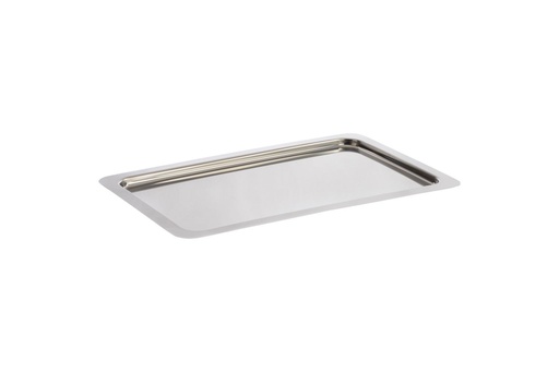[APS-11100] Edelstahl APS - Tabletts GN 'Profi Line' mit glattem Rand (1/1, 325mm, 530mm)