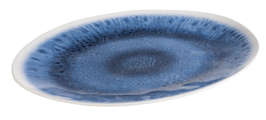 Tablett 'Blue Ocean', oval