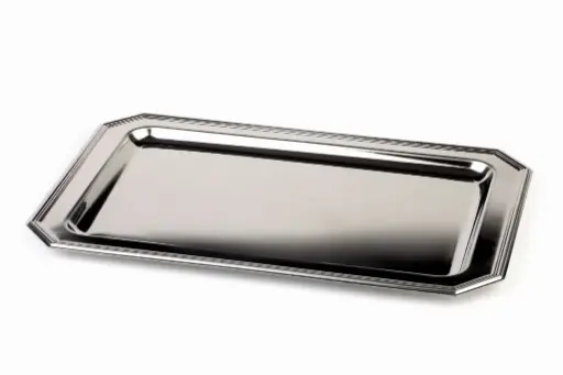 [APS-2311] Tablett APS 'Elegance' rechteckig aus Edelstahl 48x 30cm