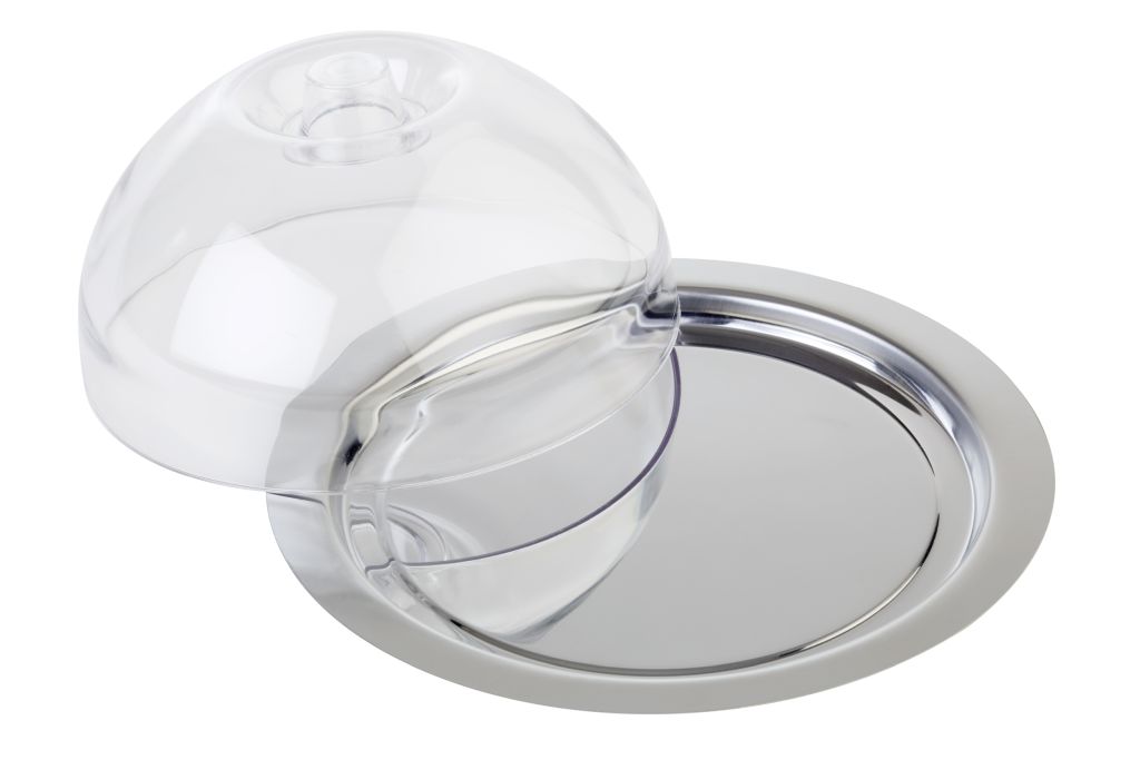 Tablett 'Finesse' rund ø 22 cm mit Haube