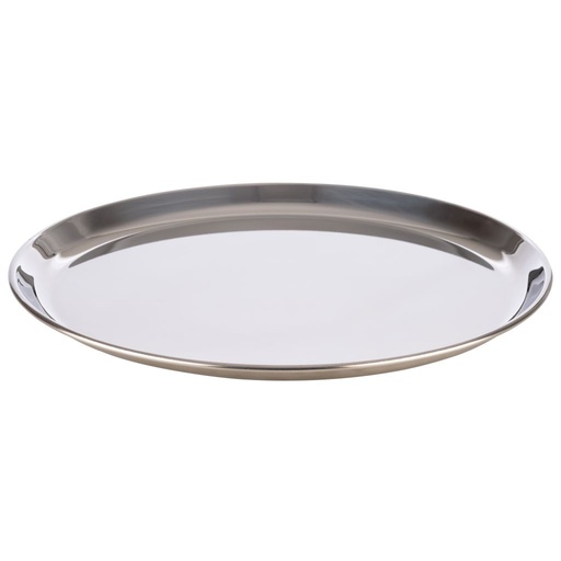 [APS-30148] Tablett APS 'Kaffeehaus' rund ø 27 cm aus Edelstahl