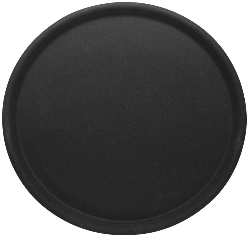 Tabletts Contacto rund rutschfest schwarz