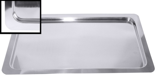 [CTO-4711/530] GN 1/1 Tablett Contacto aus Edelstahl  hochglänzend (53x32,5cm)