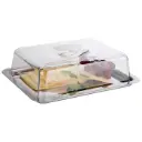 Tablett mit Haube 25x19cm 