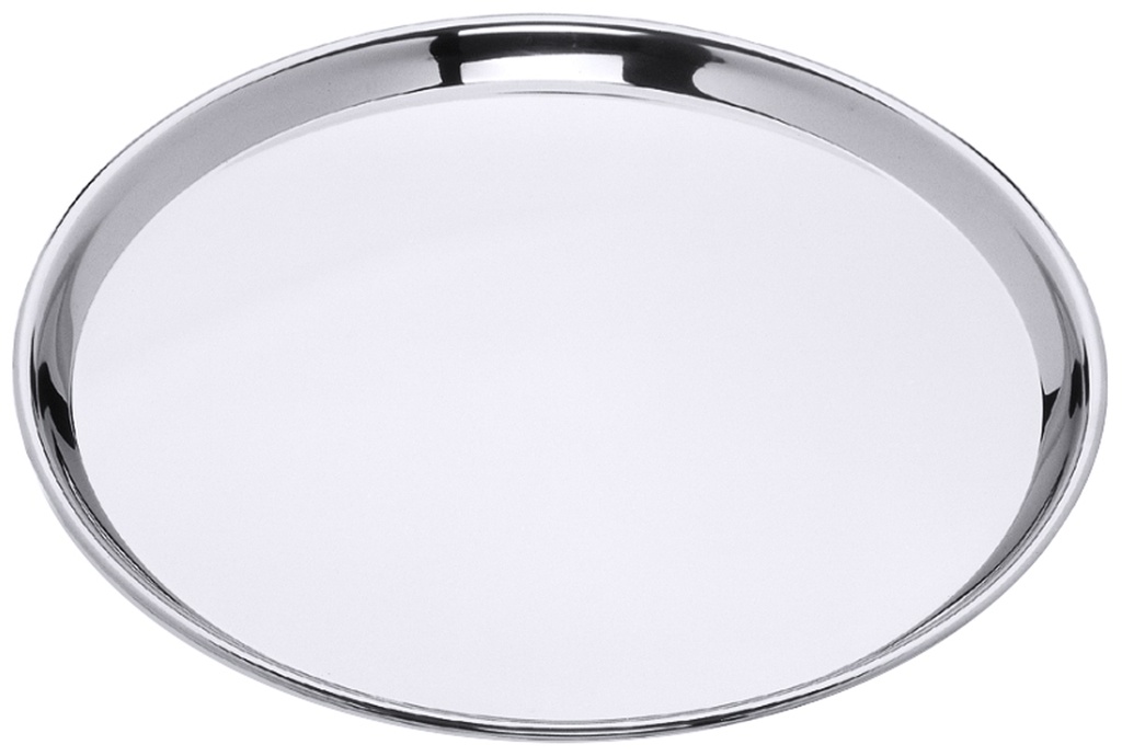 Tablett Contacto ∅ 41cm rund aus Edelstahl 