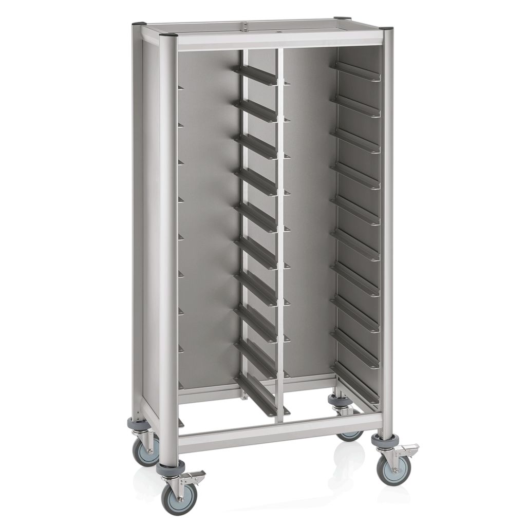 Tablettabräumwagen WAS Germany für 2x10 Tabletts